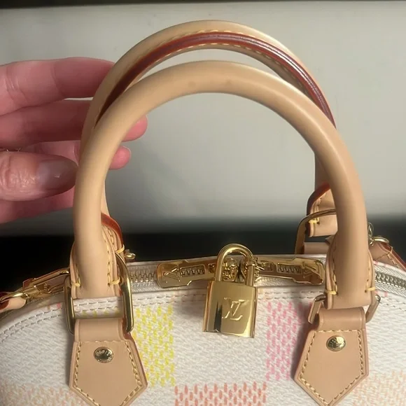SALE! Louis Vuitton Damierlicious Giant Alma BB in Pastel colors - Picture 5 of 16